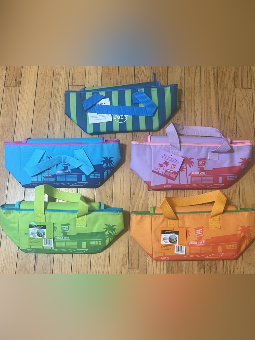 Trader Joe's Insulated Zip Tote — Green